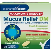 Exchange Select Mucus Relief DM Cough Suppressant and Expectorant 30 ct.