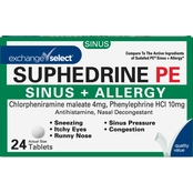 Exchange Select Suphedrine PE Sinus + Allergy Tablets 24 ct.