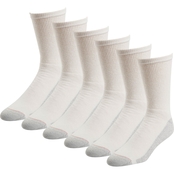 Hanes Crew Socks 12 Pk., White