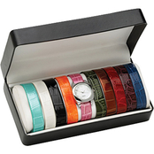 PalmBeach Women's Interchangeable Strap Watch Gift Set 4944975