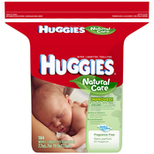 Huggies Natural Care Fragrance-Free Baby Wipes Refill 184 ct.