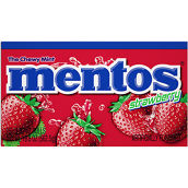 Mentos Strawberry Single Roll Candy 1.32 oz.