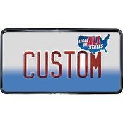 Custom Accessories Metal Recessed License Plate Frame