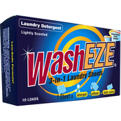 WashEZE 3 In 1 Scented Laundry Sheets
