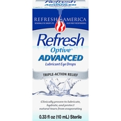 Refresh Optive Advanced 0.33 oz. Lubricant Eye Drops