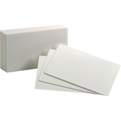 Oxford 3 X 5 In. White Blank Index Cards 100 Pk.