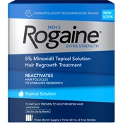 Rogaine Men's Extra Strength Topical Solution Hair Regrowth Treatment 3 pk.