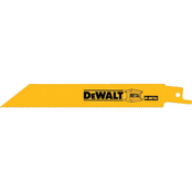 DeWalt 6 in. Straight Saw Reciprocating Blade 14 TPI 2 pk.