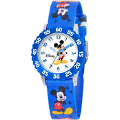 Disney Kids Mickey Mouse Time Teacher Blue and White Watch