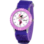 Disney Kids Minnie Mouse Time Teacher Purple Watch
