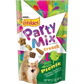 Friskies Party Mix Picnic Crunch Cat Treats, 2.1 Oz.