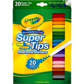 Crayola Washable Super Tips Markers 20 pc. Set