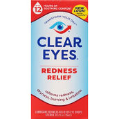 Clear Eyes Redness Relief Eye Drops Soothes and Moisturizes 0.5 oz.