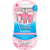 Gillette Venus Sensitive Disposable Razor Bonus Pack 3 ct.