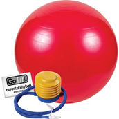 GoFit 55cm Red Exercise Ball with Pump