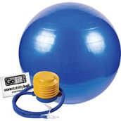GoFit 75cm Blue Exercise Ball with Pump