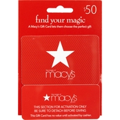 Macy's Real Time $50 Gift Card