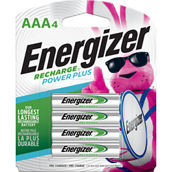 Energizer Recharge Power Plus AAA Batteries 4 pk.
