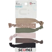 Scunci Lady Knot Ponytailers 6 pc.