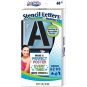Artskills 3 in. Stencil Letters and Numbers 60 ct.