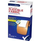 Exchange Select Extra Large Flexible Fabric Adhesive Bandages 10 Pk.