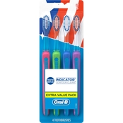 Oral-B Manual Indicator Contour Clean Toothbrush 4 ct.