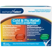Exchange Select Day/Night Multi Symptom Cold & Flu Relief Softgels 48 ct.