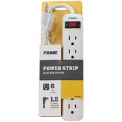 Prime Wire & Cable 6 Outlet Power Strip