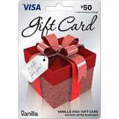 Vanilla Visa Gift Box $50 Gift Card + Activation Fee