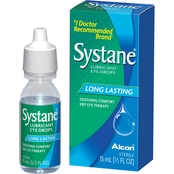 Systane Lubricant Eye Drops, Long Lasting 15 mL