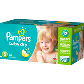 Pampers Baby Dry Diapers Size 6 (35+ lb.)
