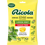 Ricola Sugar Free Lemon Mint Herbal Throat Lozenges 19 ct.