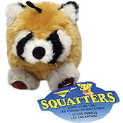 Petmate Zoobilee Squatter Raccoon Dog Toy