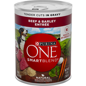 Purina One Smartblend Beef and Barley Entree Canned Wet Dog Food 13 oz.