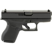 Glock 42 380 ACP 3.25 in. Barrel 6 Rds 2-Mags Pistol Black US Mfg