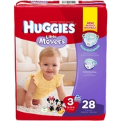 Huggies Little Movers Diapers Size 3 (16-28 lb.) Choose Count