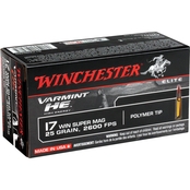 Winchester Varmint HE .17 WSM 25 Gr. V-Max, 50 Rounds