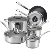 Circulon Genesis Stainless Steel 10 pc. Nonstick Cookware Set