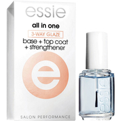Essie All in One 3-Way Glaze Base + Top Coat + Strengthener