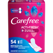 Carefree Acti-Fresh Regular To Go Pantiliners 54 ct.