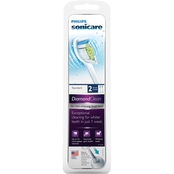Philips Sonicare Diamond Clean Electronic Tooth Brush Replacement Heads 2 pk.