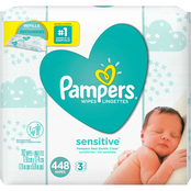 Pampers Sensitive Wipes 3x Travel Pack, 168 Count