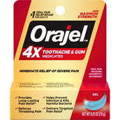 Orajel Severe Toothache and Gum Relief Plus Fast Acting Gel 0.25 oz.