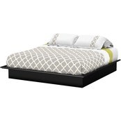 South Shore Majestic King Platform Bed with Moldings