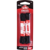 Kiwi Classic Waxed Round 30 in. Dress Laces 2 pk.