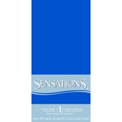 Sensations 54 x 108 in. Plastic Lined Tablecover
