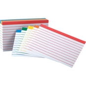 Oxford 3 X 5 In. Color Coded Index Cards 100 pk.