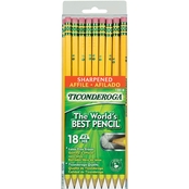 Ticonderoga Sharpened Pencils, 18 Pk.