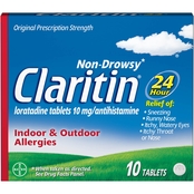 Claritin Non-Drowsy Indoor and Outdoor Allergy Tablets