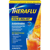 Theraflu Multi Symptom Severe Cold with Lipton Honey Lemon 6 Ct.